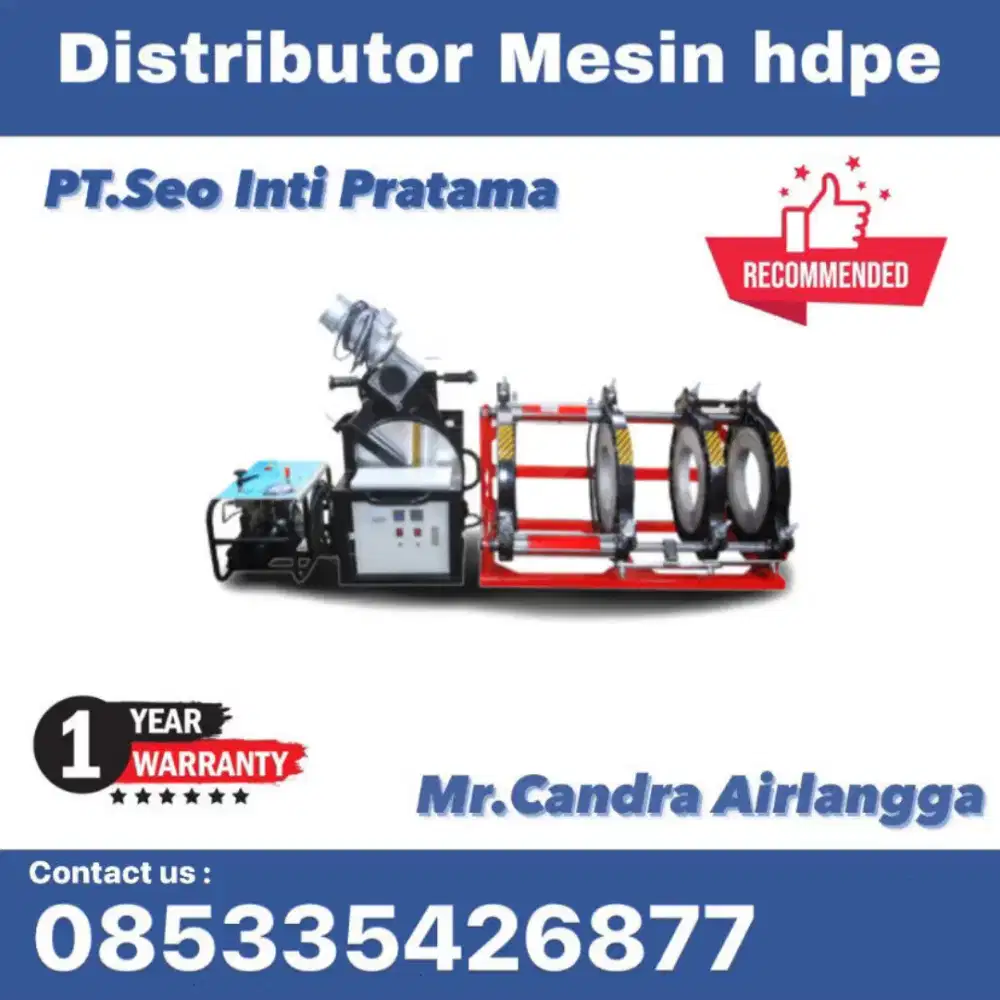 Mesin las pipa 450-200mm/mesin las pipa hdpe