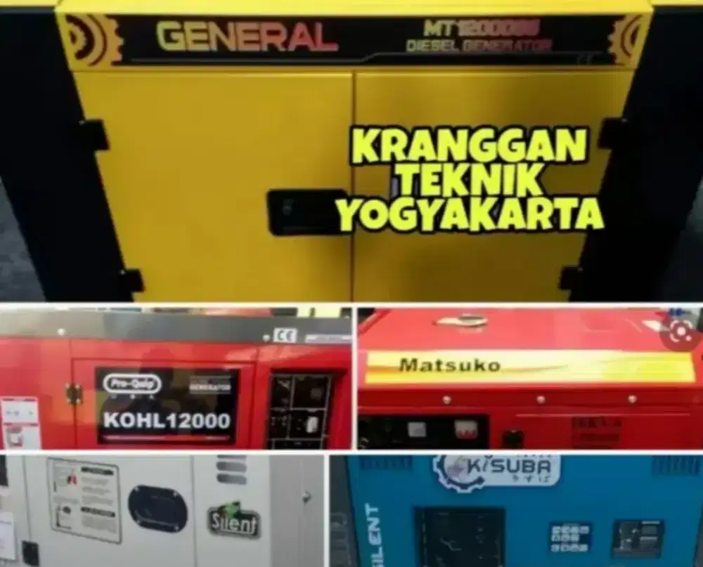 (KRANGGAN TEKNIK)genset silent 12 kva genset 10000 watt output 10.000