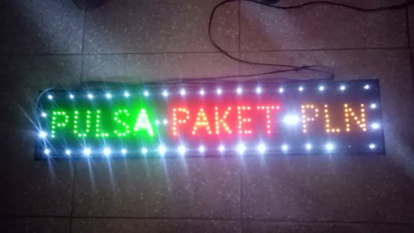 papan nama led(led text)