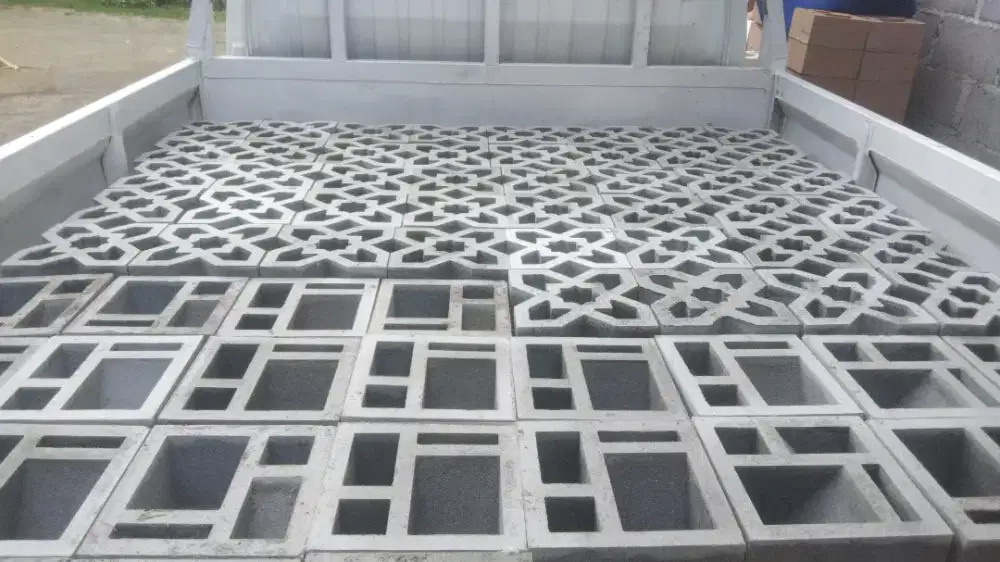 Roster beton minimalis dan Roster bahan gravel