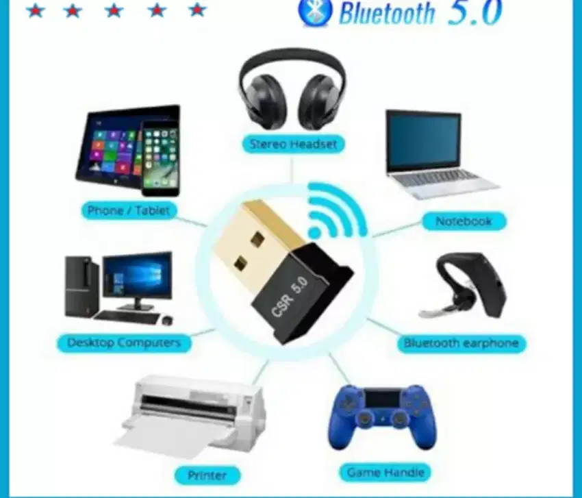 Bluetooth usb dongle mini csr 5.0 transmitter for laptop, PC