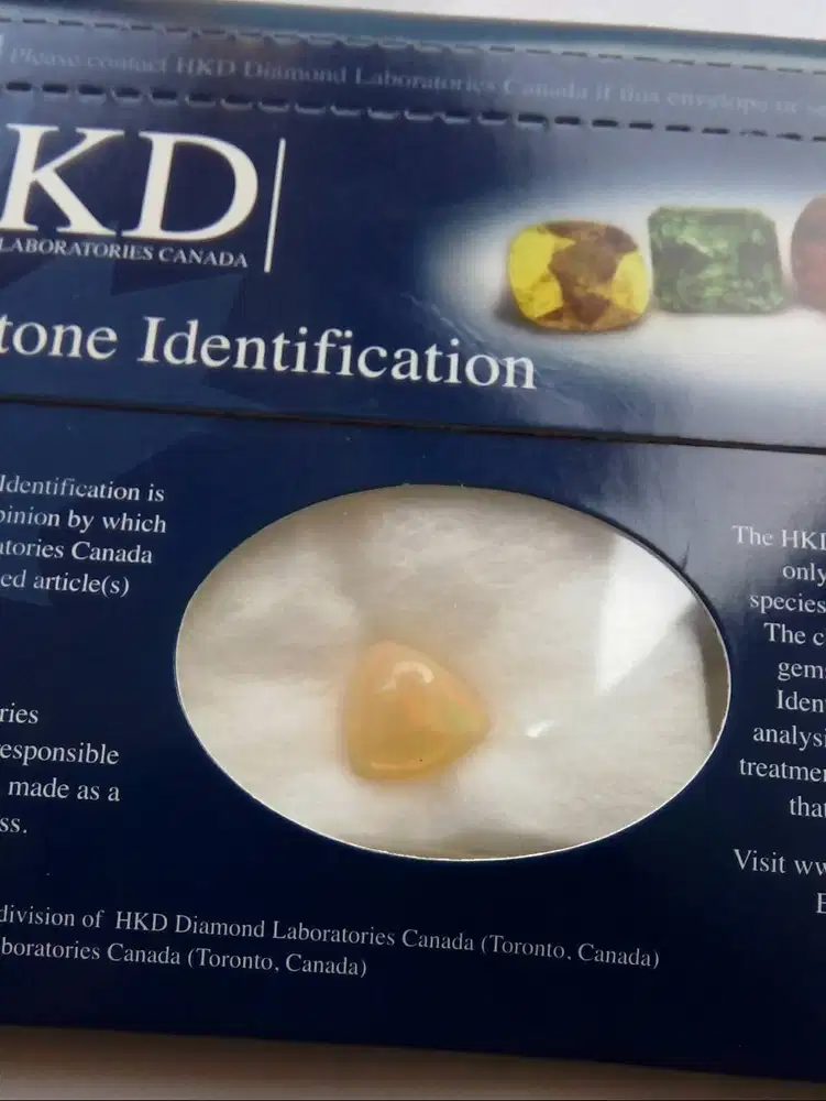 Extreme Saturation of Terrific PLAY 4.10 Carat OPAL bersertifikat HKD