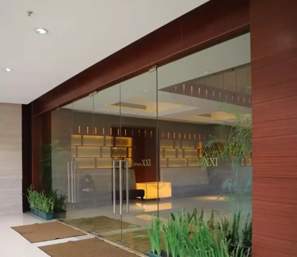 Aluminium kaca pintu jendela kaca film cermin template