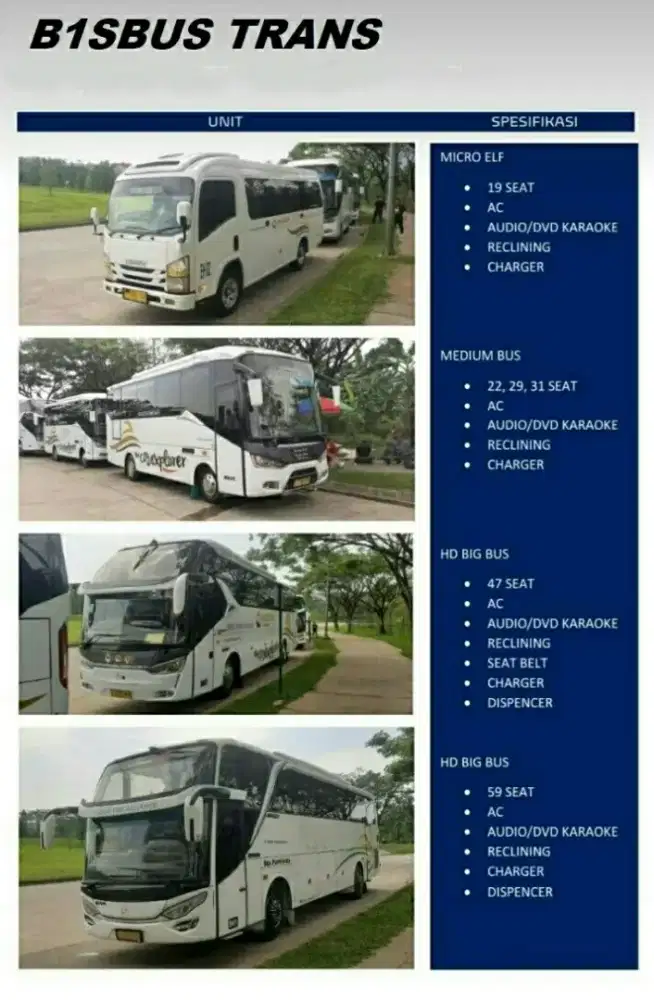 Sewa Elf Hiace Bus Pariwisata