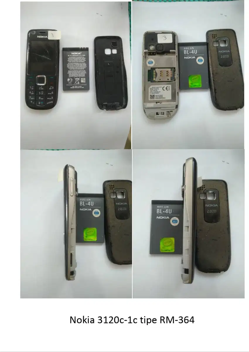 BLHP18 Paket handphone Nokia jadul 4 batang