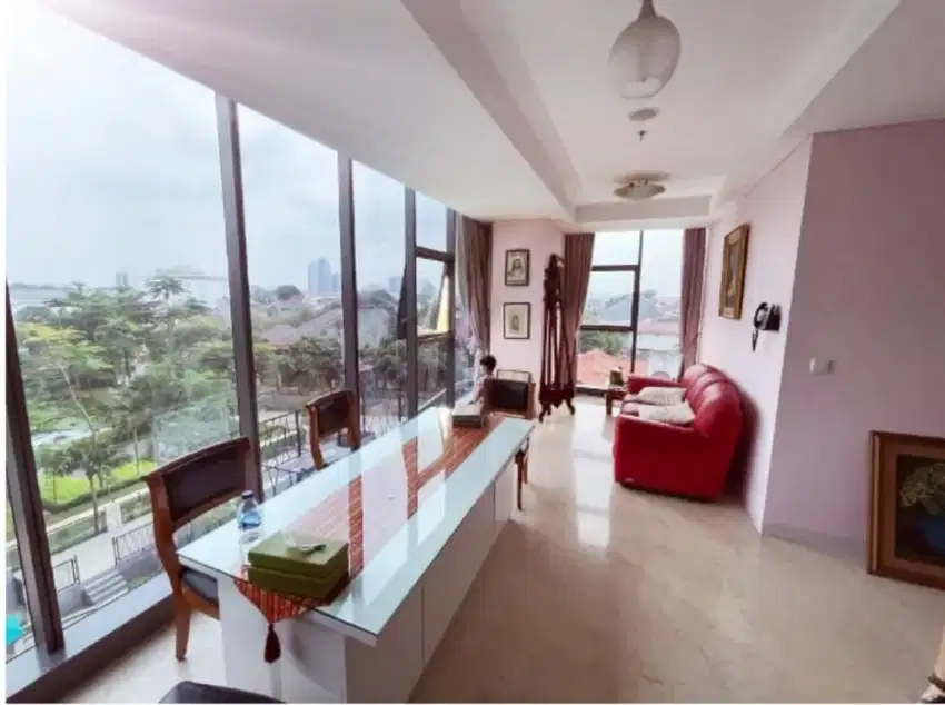 DIJUAL MURAH 2 BEDROOM APARTEMEN LAVENUE HOEK VIEW DUA SISI JENDELA