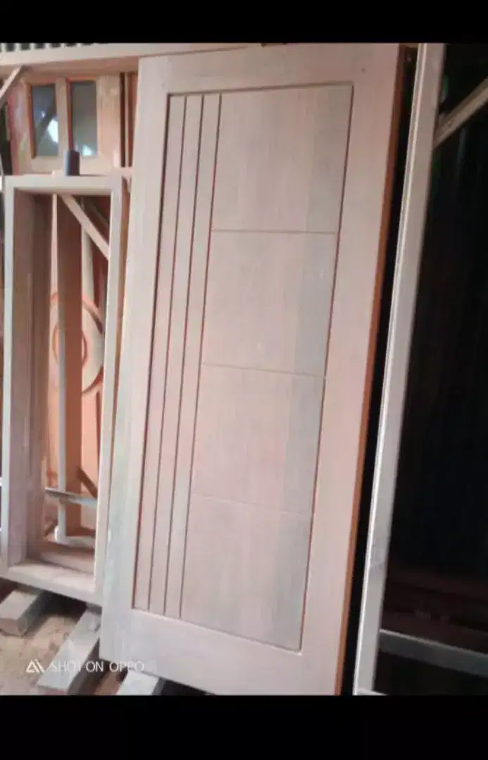 kusen dan pintu ukuran standar kayu kamper cuma 1,5 jt