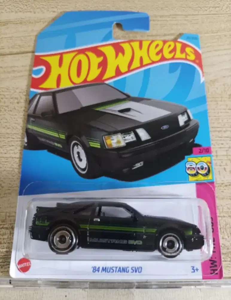 Hot Wheels 84 Mustang SVO Hitam