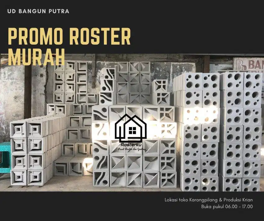 LOSTER / ROSTER BETON MINIMALIS BERKUALITAS