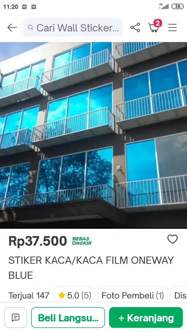 Kaca film Gedung/Rumah