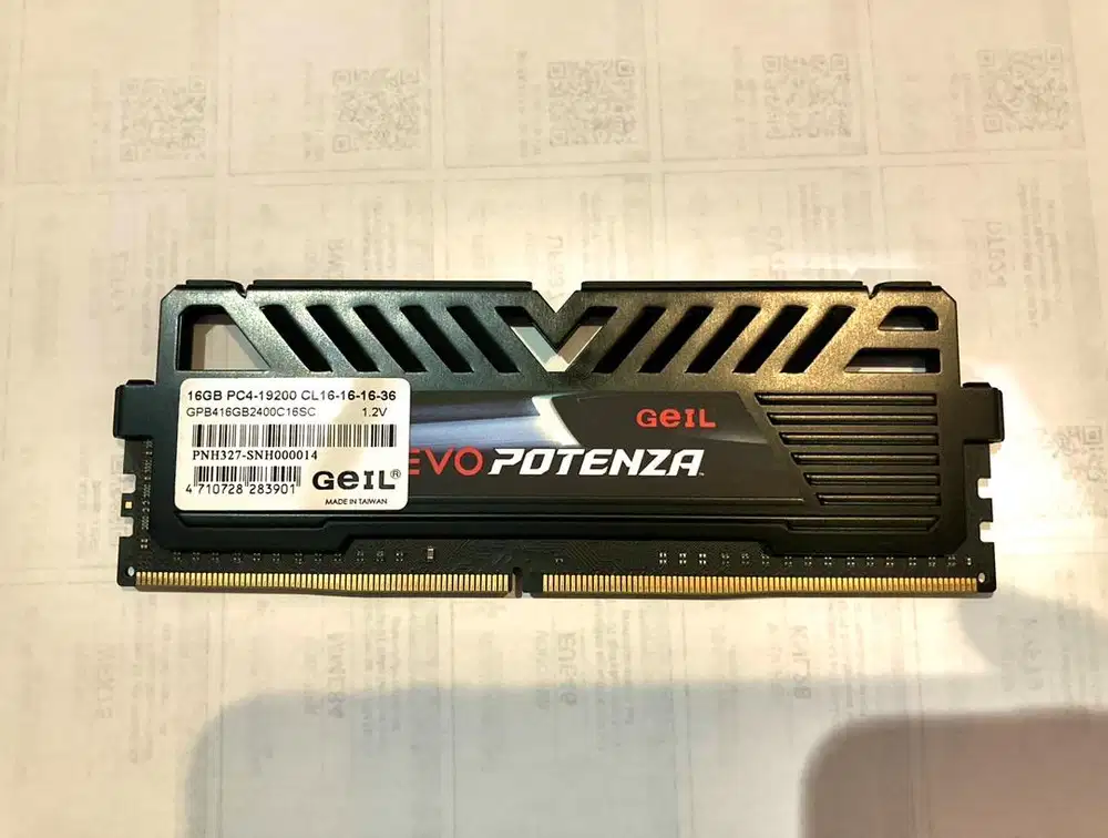 RAM PC Komputer DDR4 16GB 2400Mhz Geil Evo Potenza