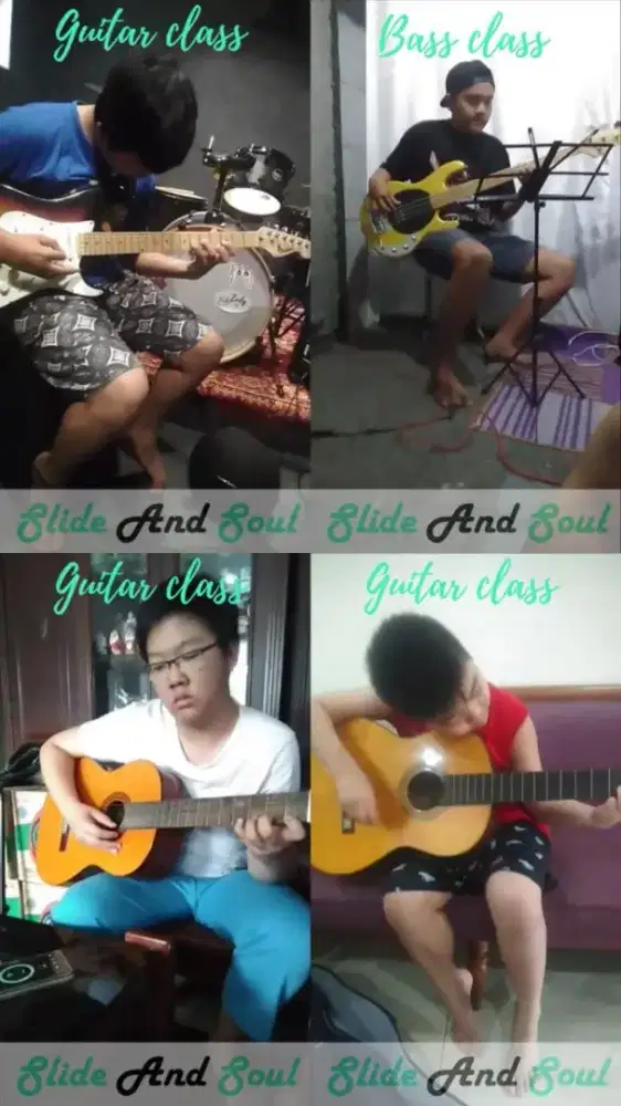 kursus/les musik (drum,Gitar,Bass,keyboard)  Rental/sewa  DTX & alesis