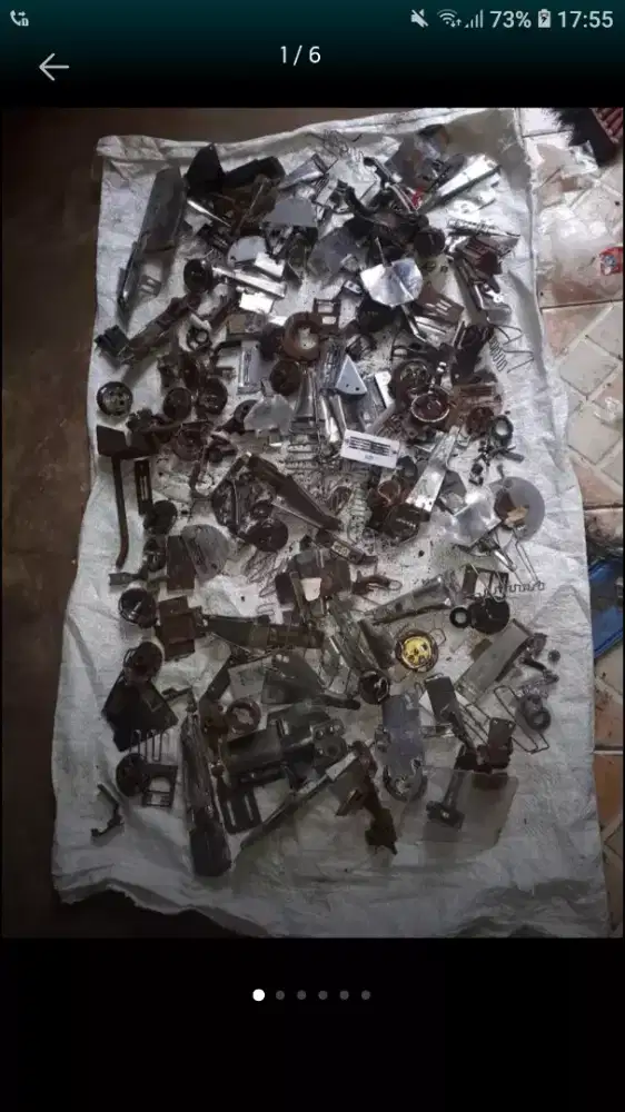 Borongan sj part mesin jahit bsr brg br stok lama mgkn ada yg perlu