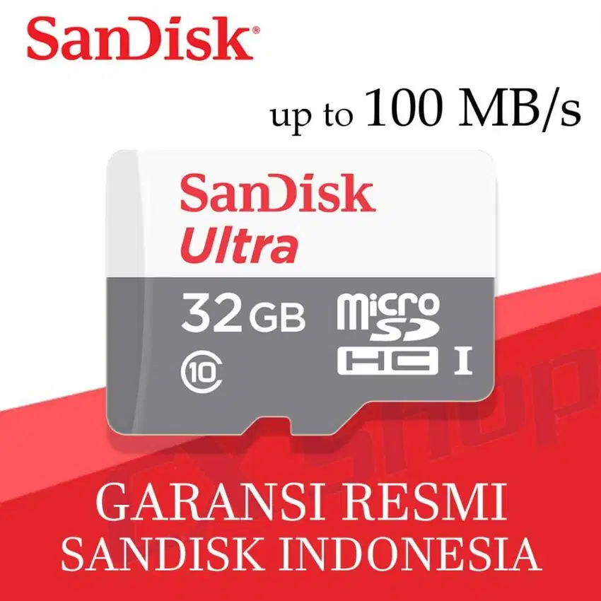 Sandisk ultra 100Mbps MicroSD card class 10 32GB (ORIGINAL)