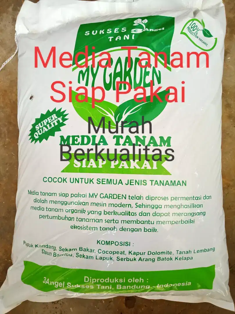 Kompos/Media Tanam Siap Pakai