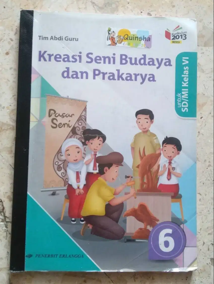 Dijual buku Kreasi seni budaya dan prakarya kls 6