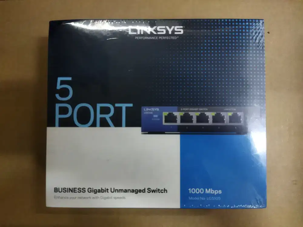 Linksys LGS105 5 Port Business Gigabit Unmanaged Switch