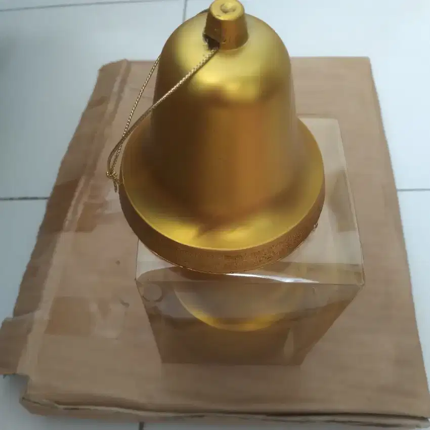 Ornament Natal  Lonceng Solid Gold Ace Hardware Original (Vintage)