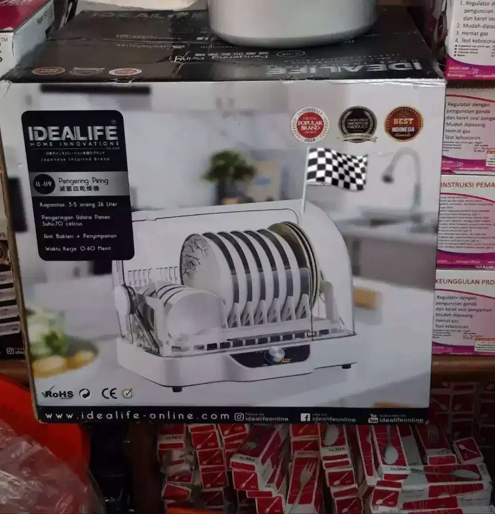 Dish Dryer Rak Pengering Piring Idealife IL-119