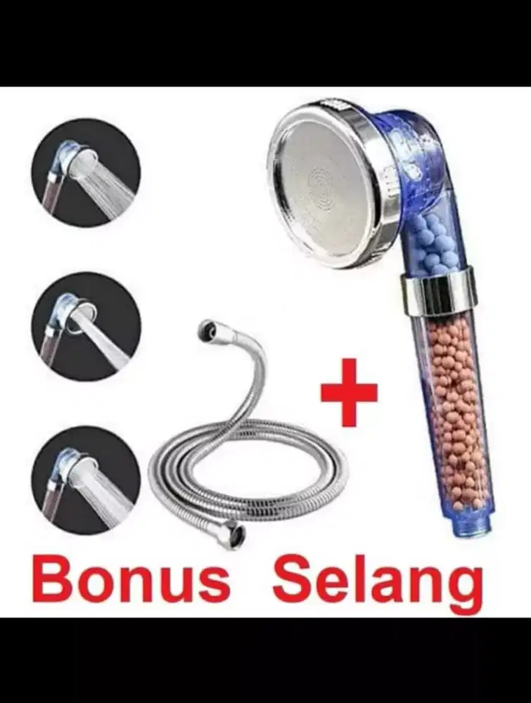 Kepala Shower Ion lebih halus dan lebih kencang