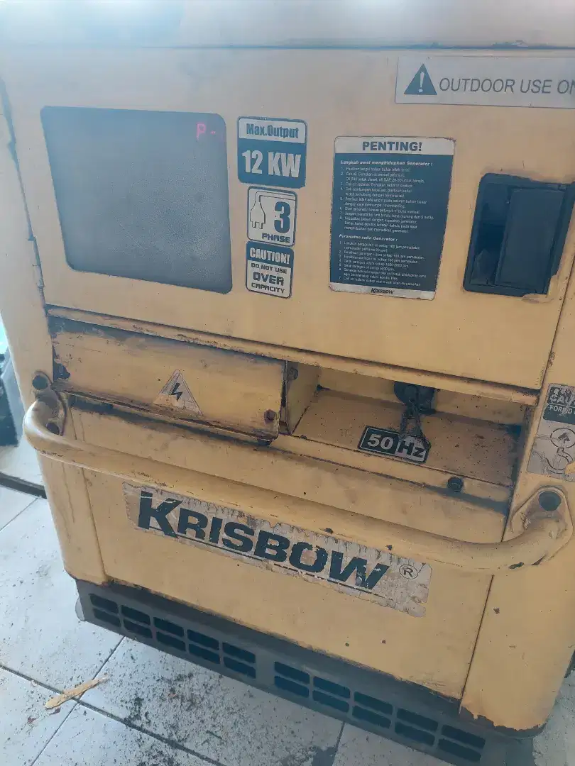 Dijual mesin genset krisbow