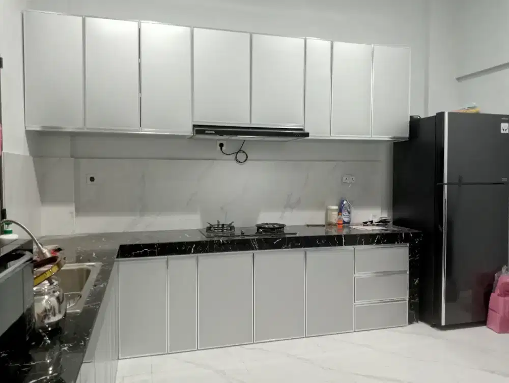 Tempahan Kitchen Set Murah Di Medan, Kitchen Set Aluminium Medan.