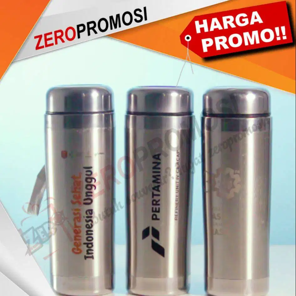 Souvenir Tumbler Termos Stainless Saringan Teh Tipe P843