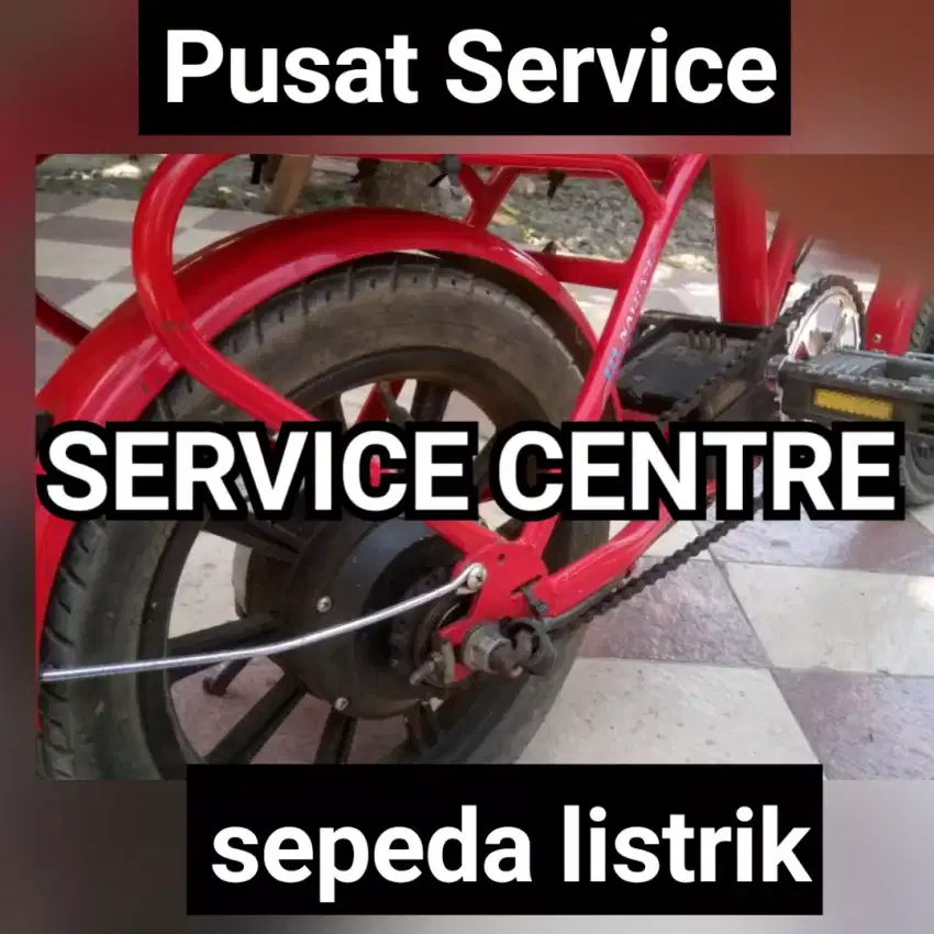 Roda Sepeda Listrik Sparepart Service Bergaransi