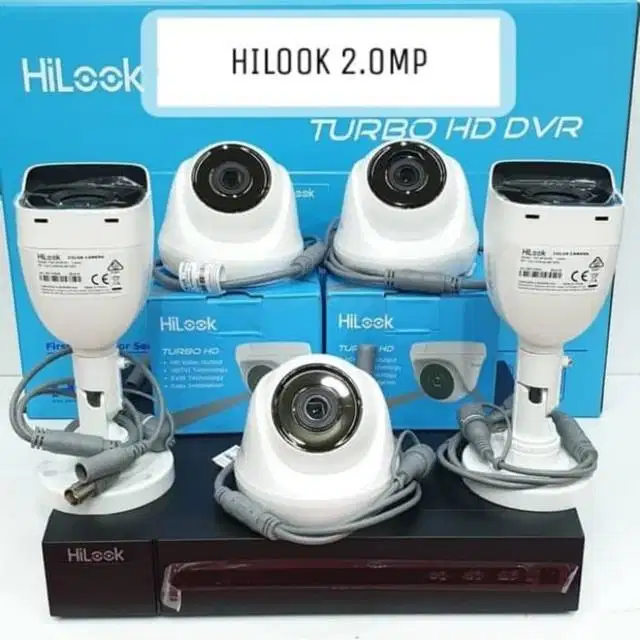 PAKET HILOOK CCTV 8 CH AHD 2 MP