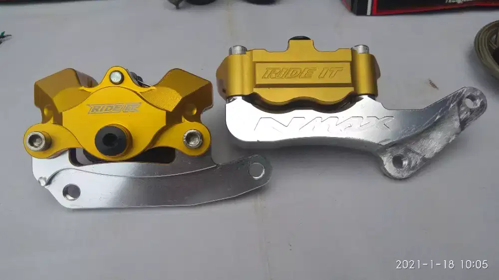 Kaliper Ride It Gold Depan Belakang