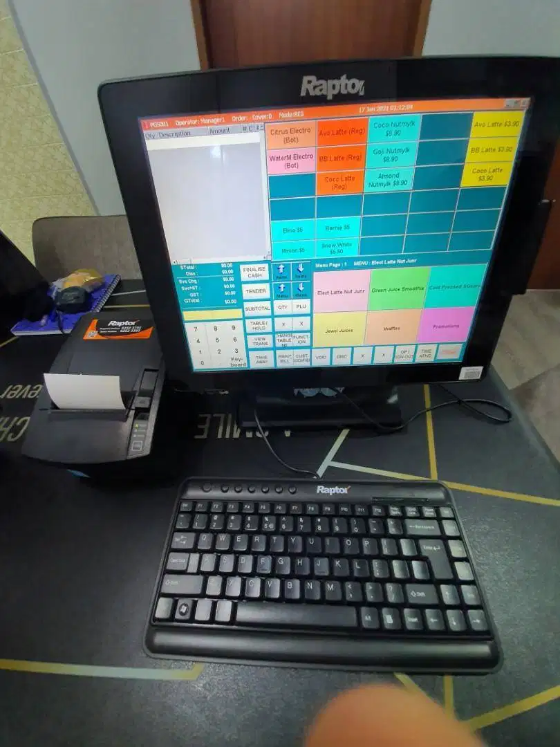 Cari Pos Raptor Komputer Mesin Kasir Quinos Posiflex