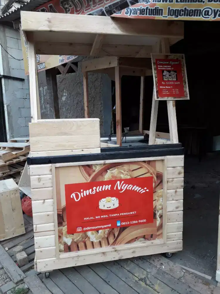 Booth / Gerobak jati Belanda Alona Booth f 1