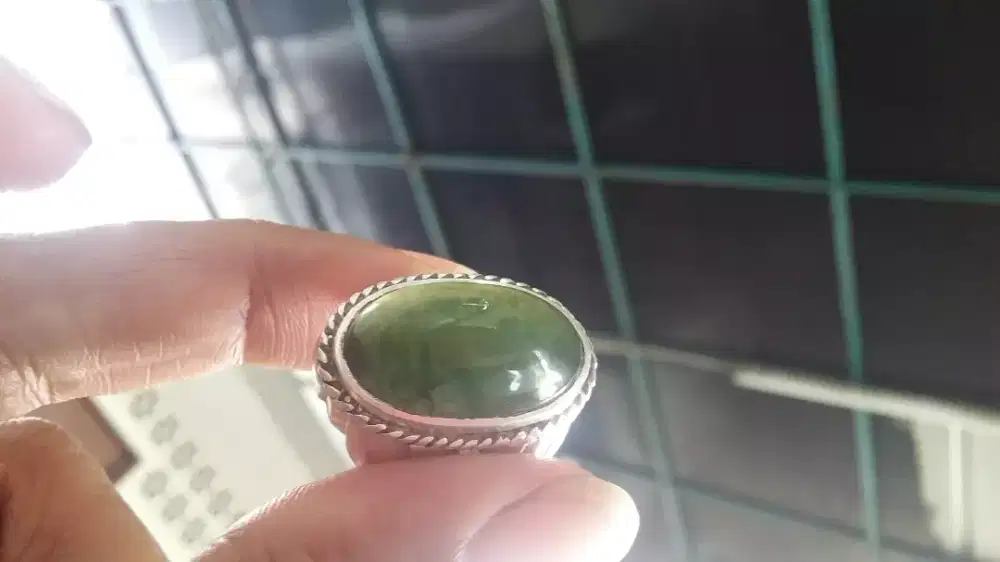 Batu hijau lumut dari aceh kristal