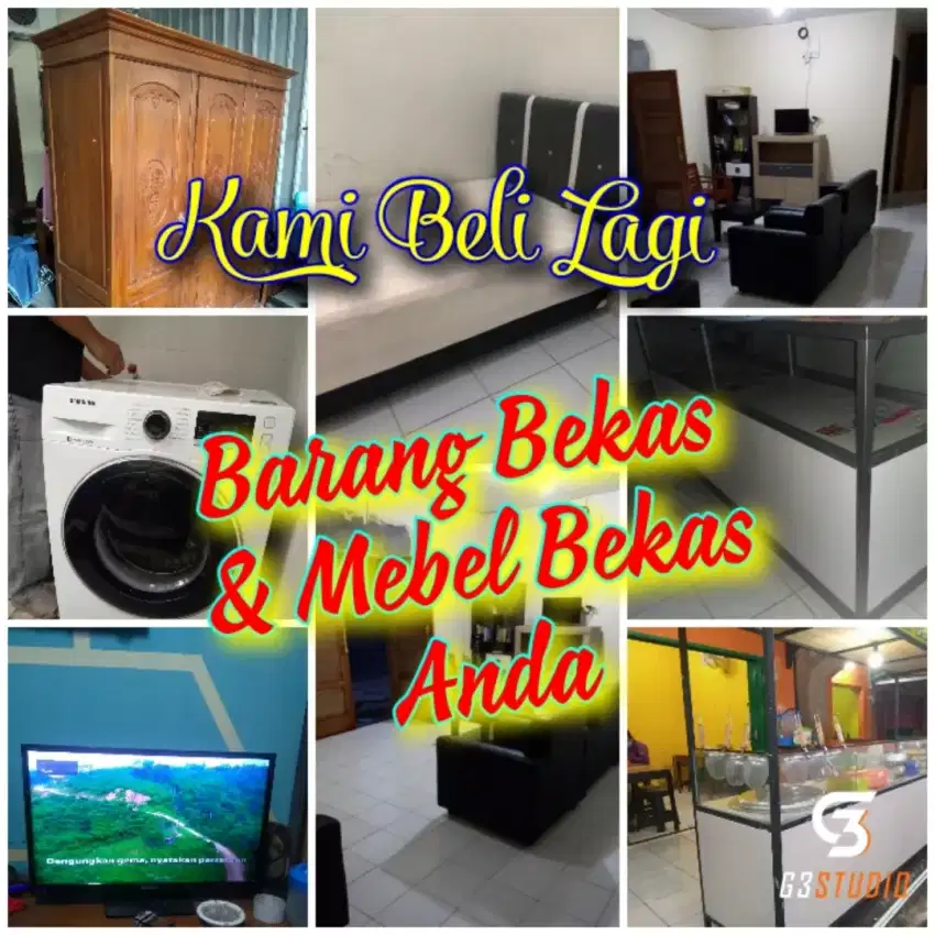 Saya tampung lagi Barang bekas rumah tangga Springbed, lemari, dll