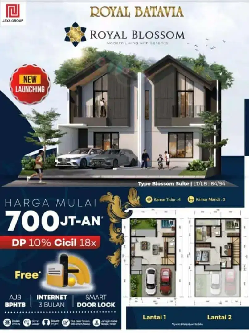 Royal Batavia cluster 2 lantai
