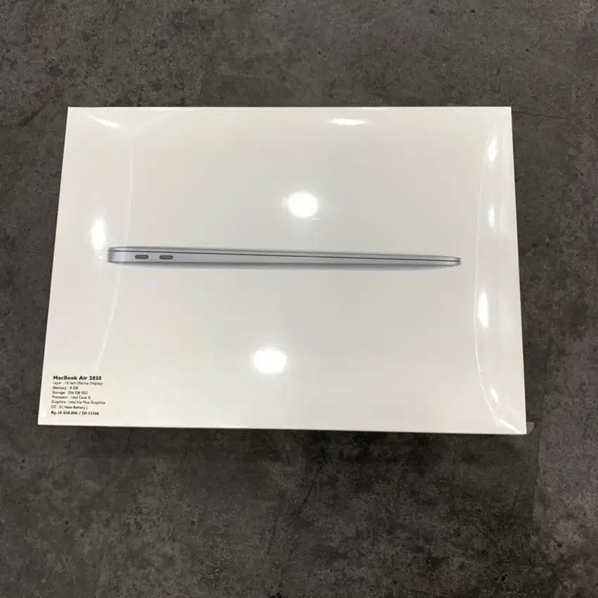 Macbook Air 2020 NEW warna Space Gray intel core i5