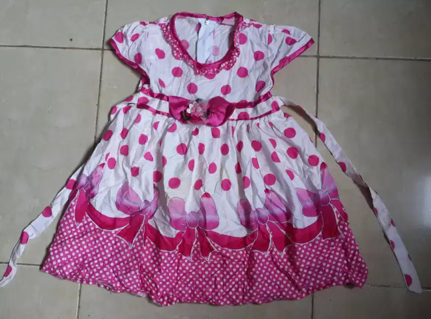 Dress/gaun anak batita Bellazn import