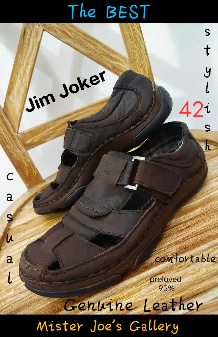 Jim Joker 42 OriginaL, Asli KuliT, KasuaL, Elegan, Eksklusif, & Nyaman