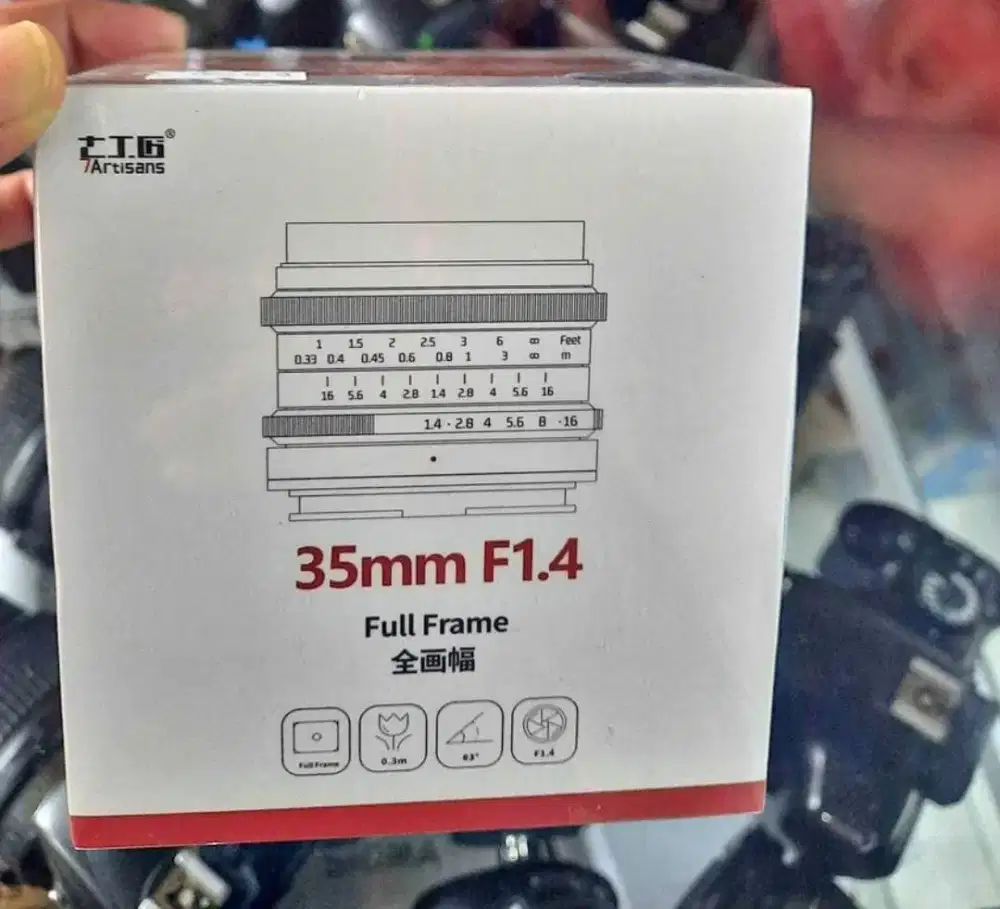 Lensa Fix Kamera Sony 35 mm F1.4 Mark II Artisans