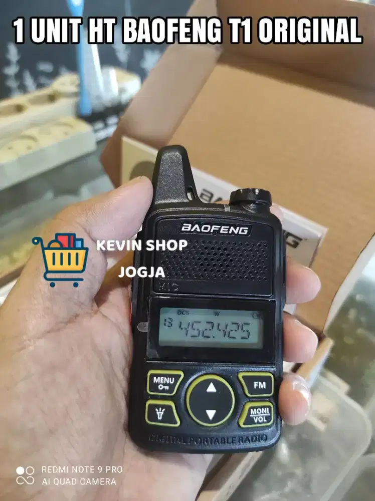 1x HT BaoFeng t1 baru murah