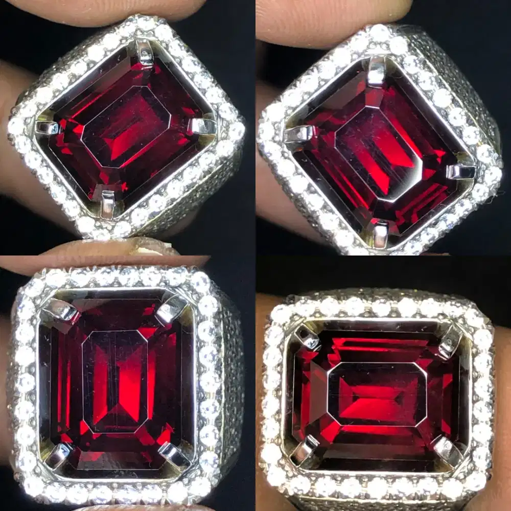 NATURAL RHODOLITE GARNET 11.940 CTS HQ
