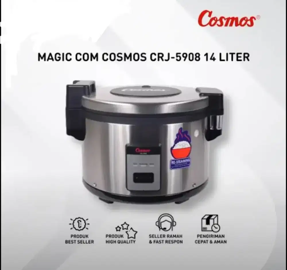 Rice Cooker Cosmos Magicom Penanak Nasi Jumbo 14 Liter