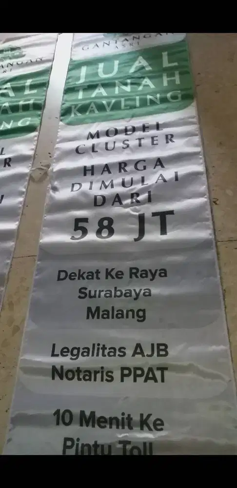 CETAK UMBUL UMBUL &  SPANDUK KAIN MURAH SURABAYA