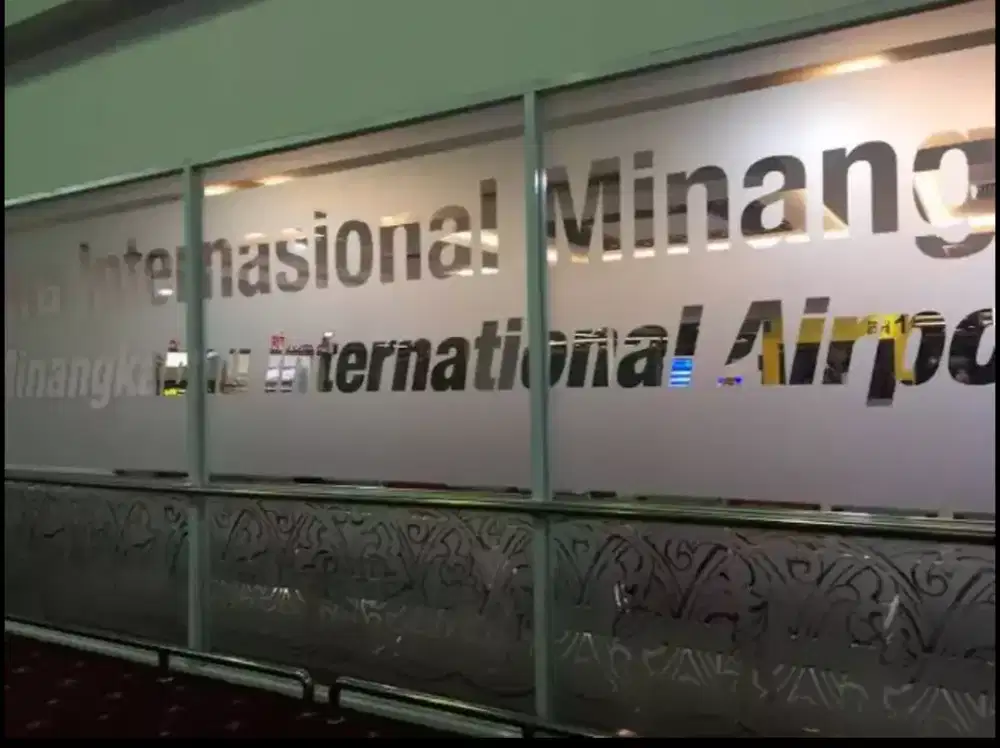 Stiker sanblas kaca film stiker kaca dekorasi kaca ruang interior