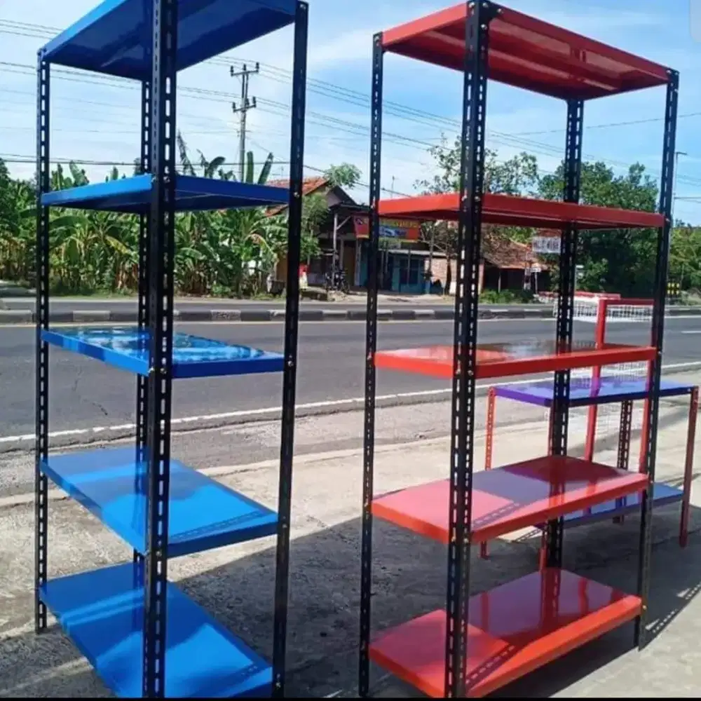Rak besi siku susun 5
