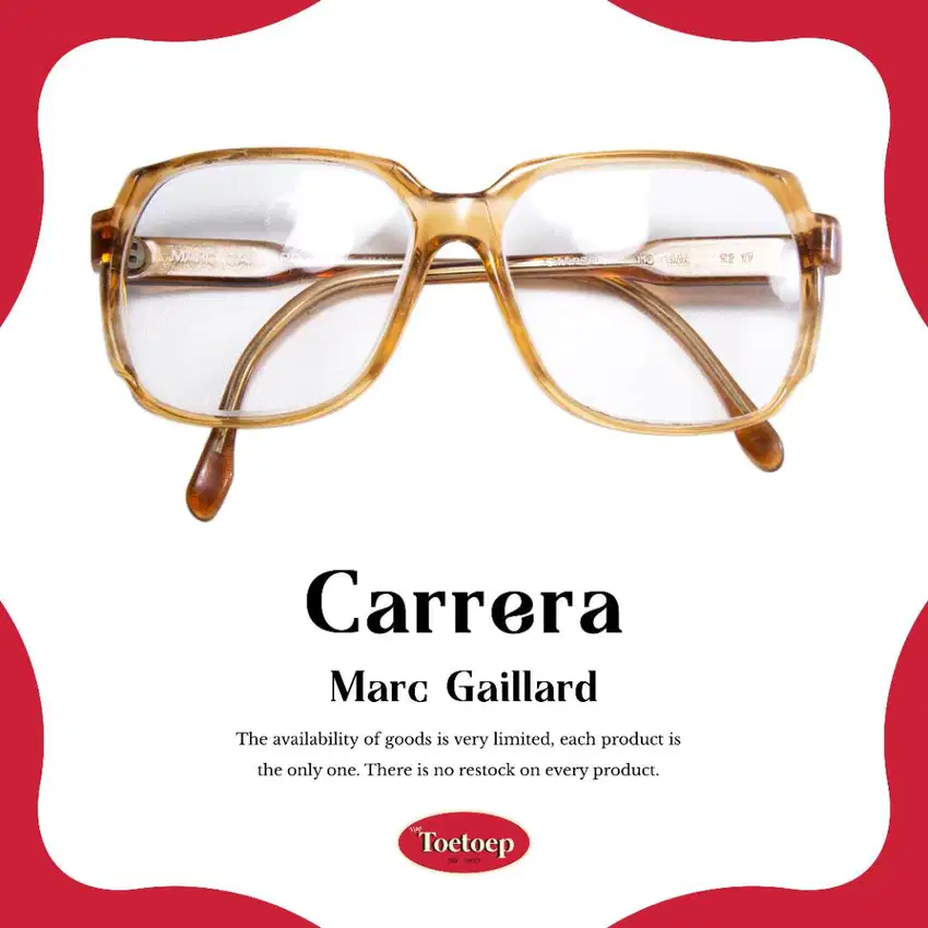 Tjap Toetoep Kacamata Vintage Carrera