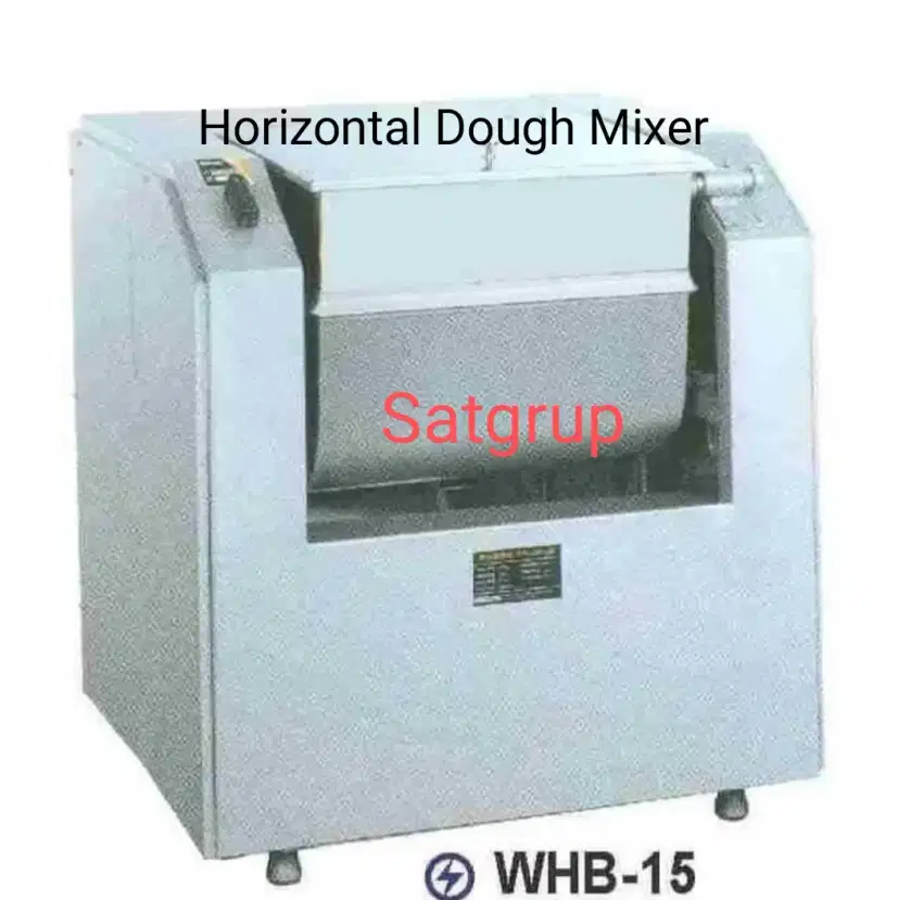 Horizontal Dough Mixer WHB-15 mesin pengaduk adonan roti,mie dll getra