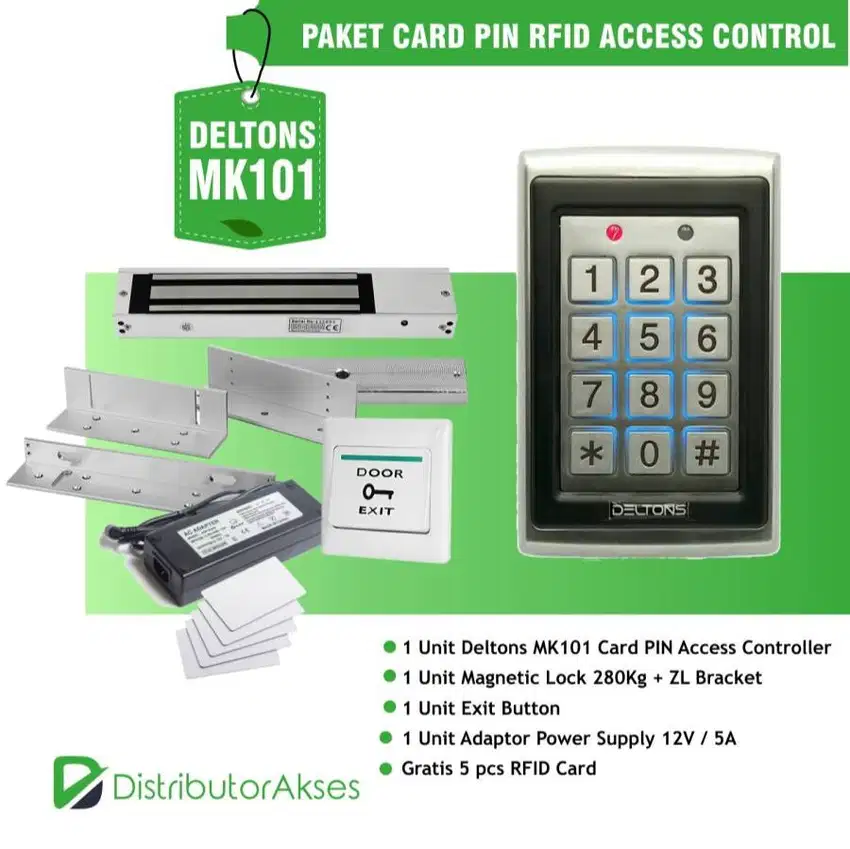 Paket Access Control RFID MURAH  Free PEMASANGAN UNIT