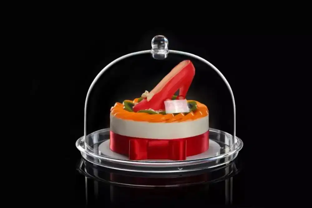 New European Style Kitchen Bakery Cake Dome D34cm×H24cm