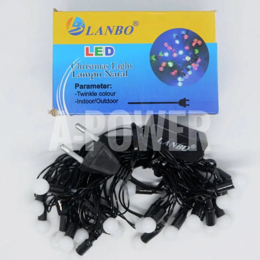 Lampu LED Natal / Tumblr / Hias / Variasi - Bola Anggur & Bintang(RGB)